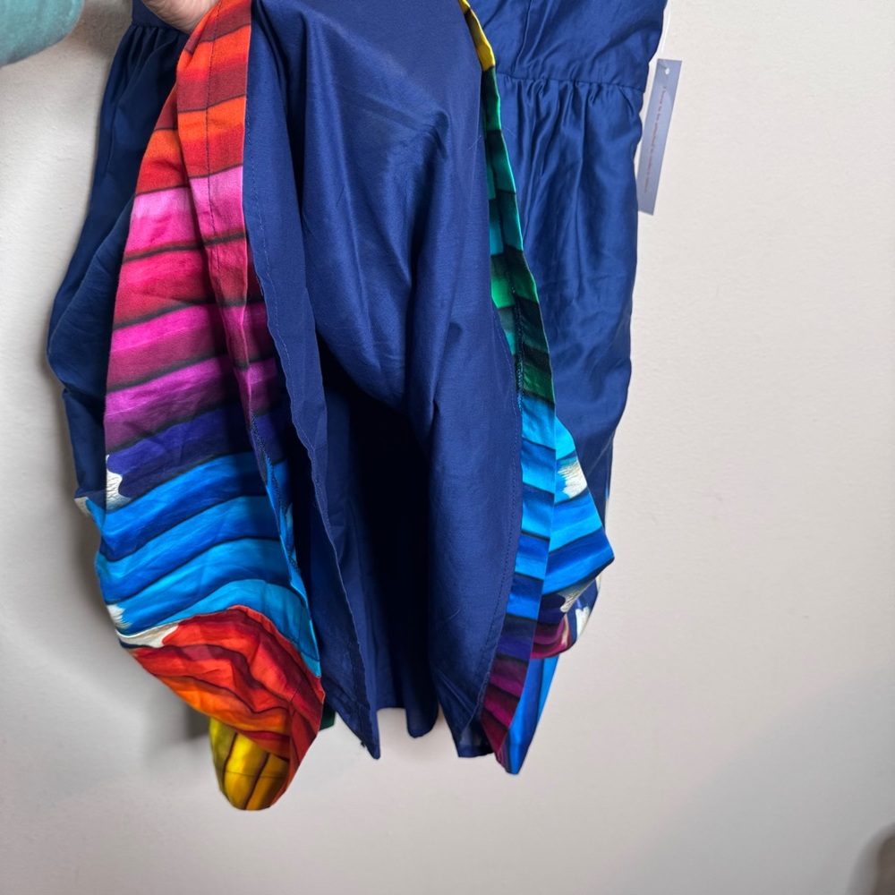 ModCloth Colored Pencils Rainbow Print Sleeveless Dress - Picture 7 of 12